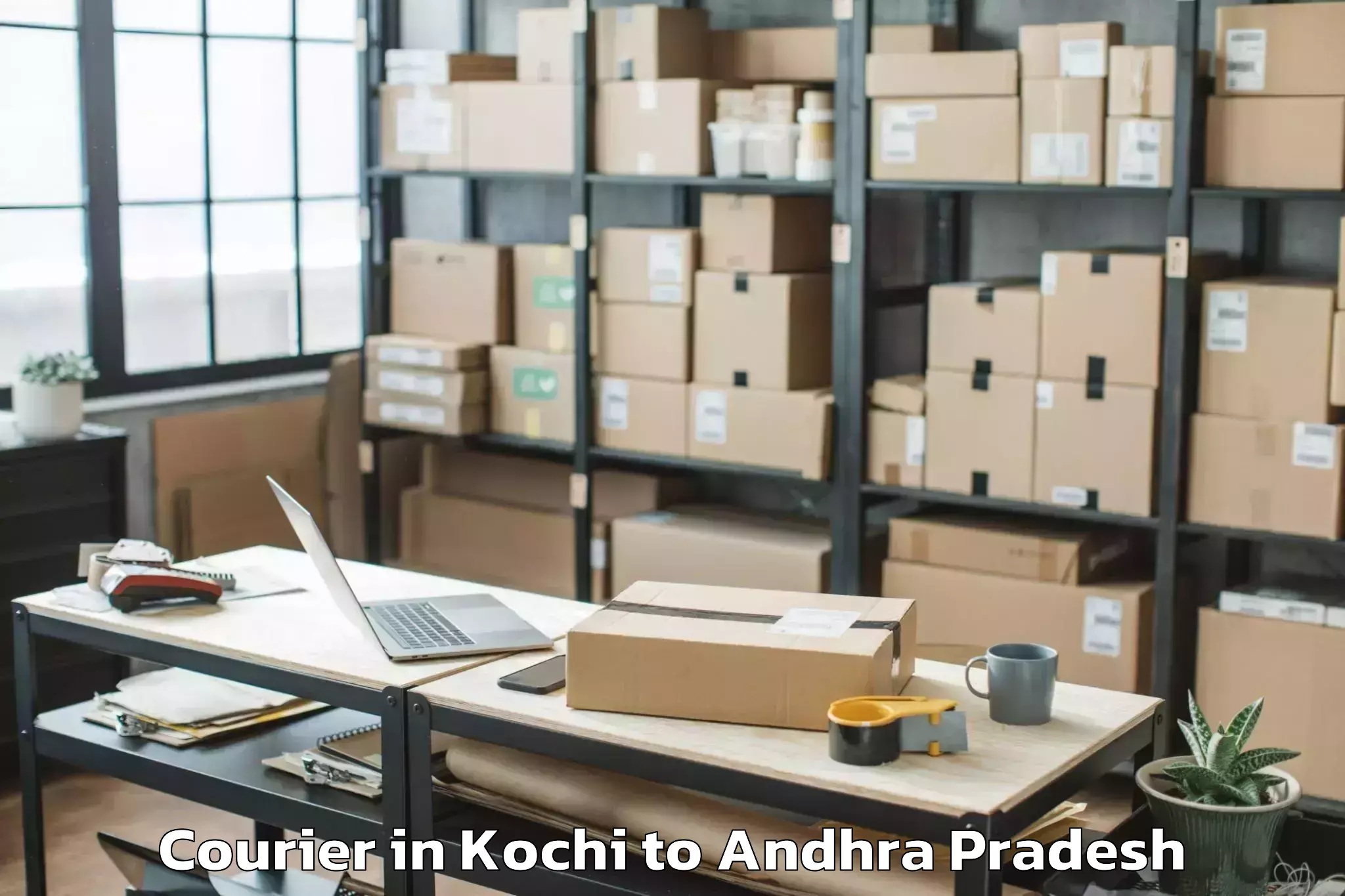 Get Kochi to Ghantasala Courier